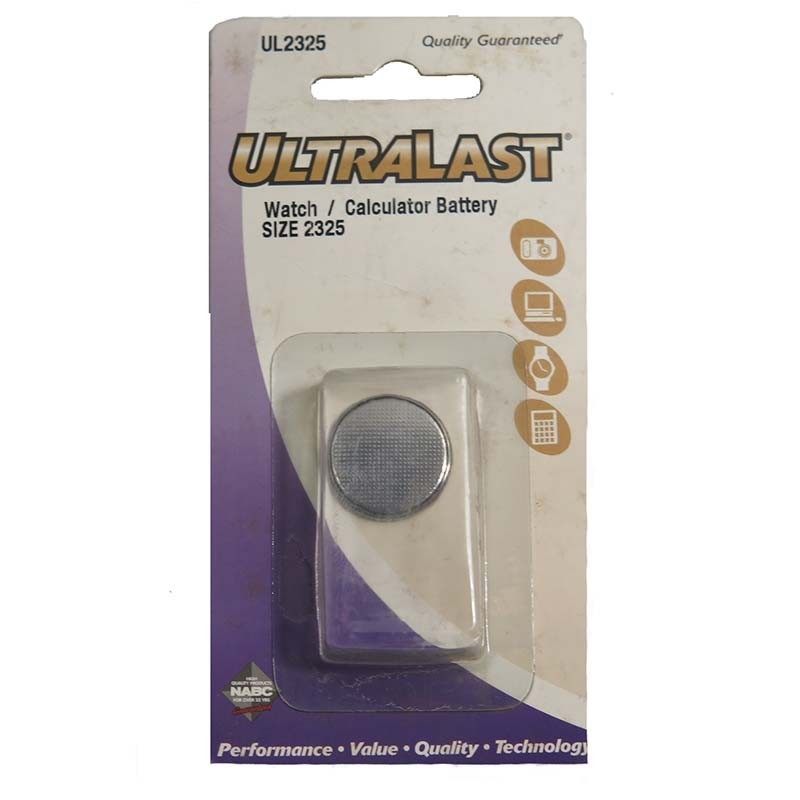 UL2325 PILA DE  BOTON ULTRALAST 3V