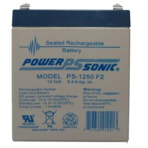 PS-1250 F2 BATERIA SELLADA POWERSONIC 12V5.0AH