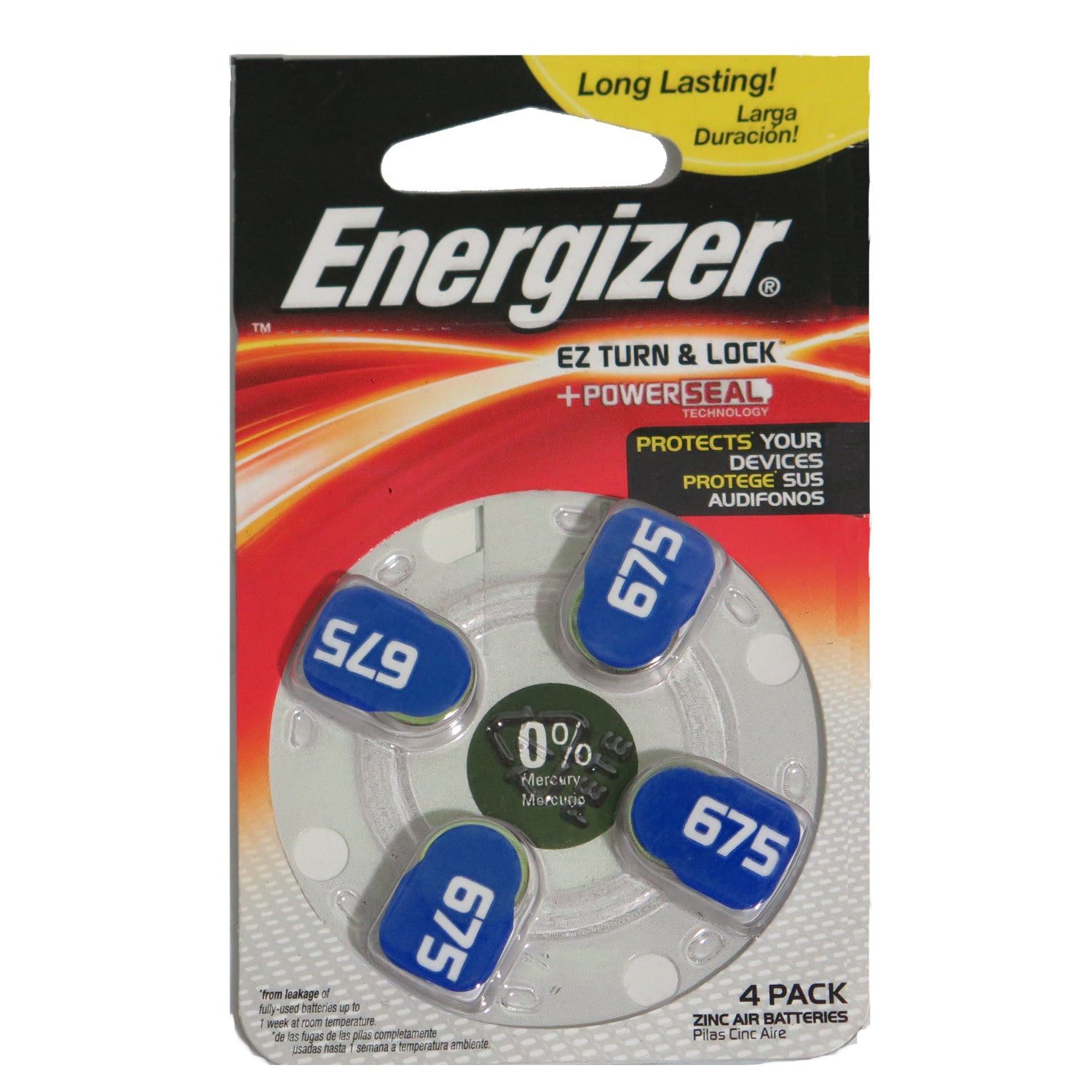 ENA675-4 BATERIA AUDITIVA 675 C4 ENERGIZER 1.4V