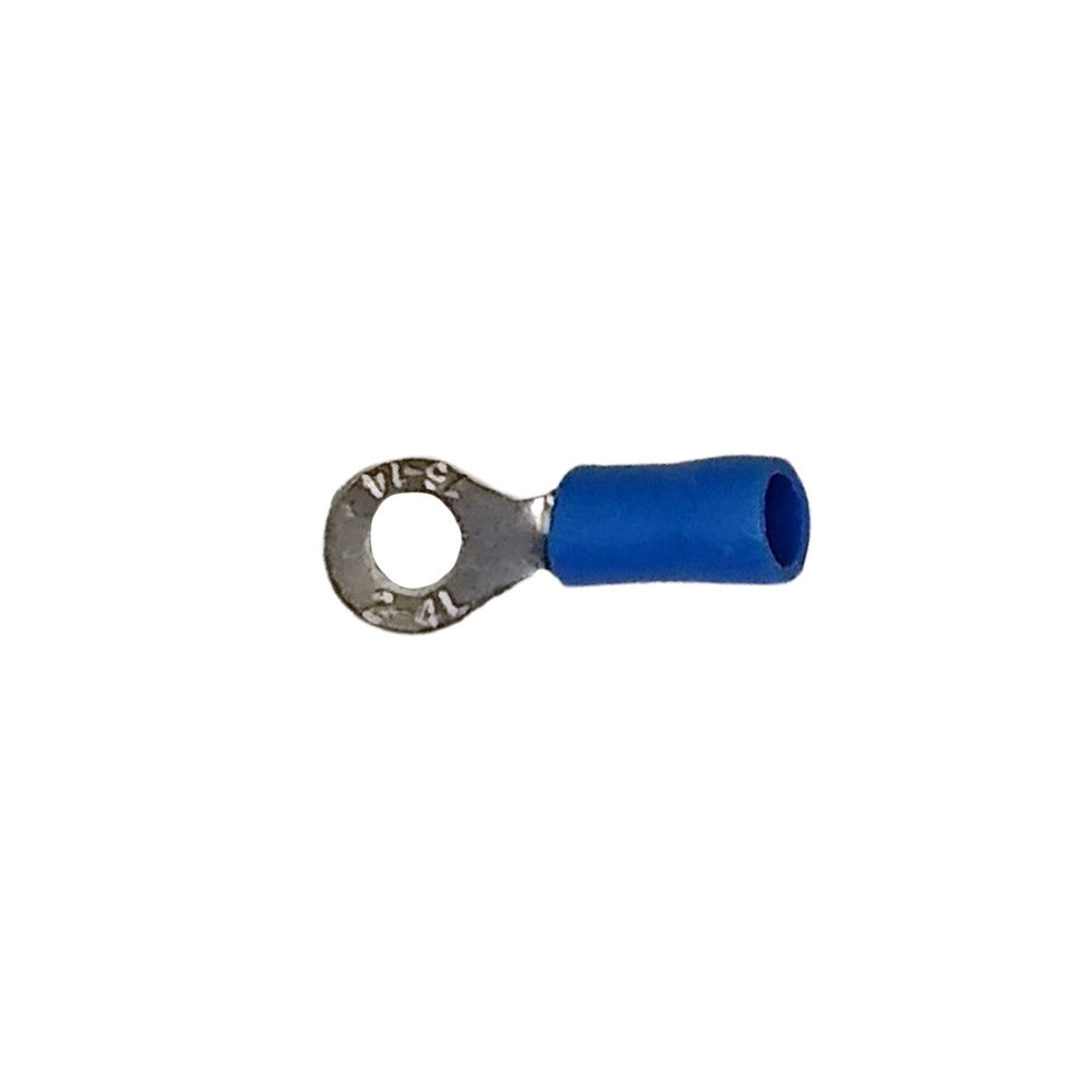 520-801 TERMINAL OJILLO 1/8" FORRO AZUL CAL 14-16 RADOX