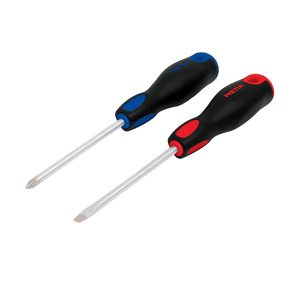 DUO-1/4X4BP JUEGO 2 DESARMADORES 1/4 PRETUL